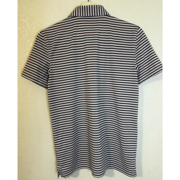 Southern Tide Boys Polo Shirt Navy Lavender Size‎ XL Polyester Spandex Blend - Picture 2 of 6